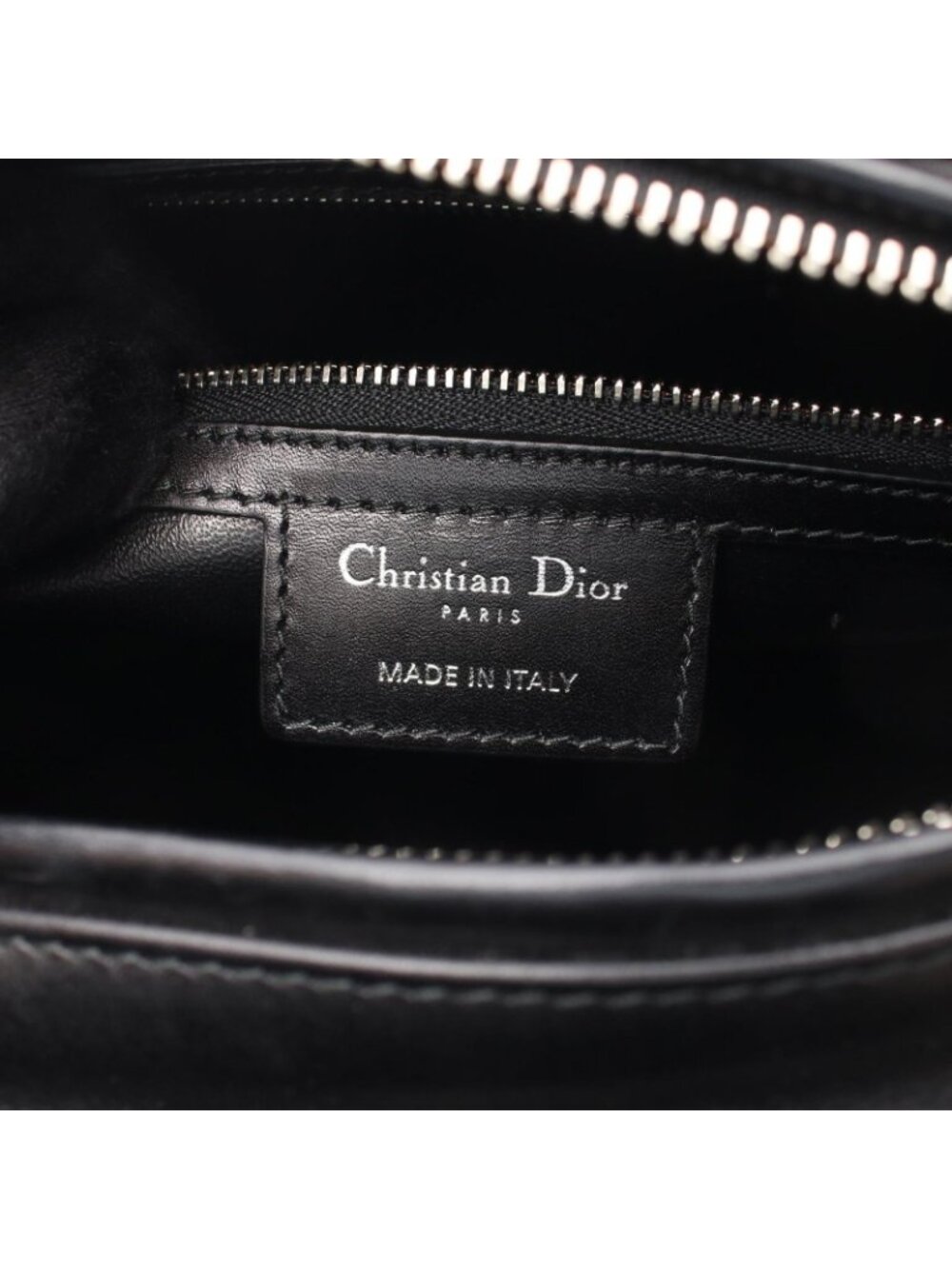 Dior Handbag Lady Dior Large Patch 2-Way Black Multi Leather Lady Dior Tote - Picture 4 of 9